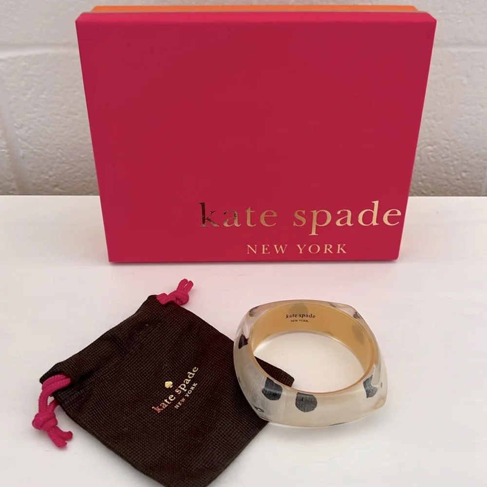 Vintage kate spade new york Pop Art IKAT Resin bangle bracelet - Picture 2 of 8